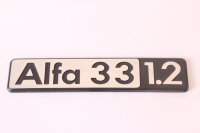 Modellzeichen Schriftzug Alfa 33 1.2 Alfa 33 1.2 NOS...