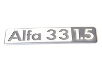 Modelllzeichen Schriftzug Alfa 33 1.5 Alfa 33 1.5 NOS...