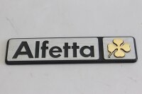 Emblem Schriftzug Alfetta Kleeblatt gold NOS-Original...