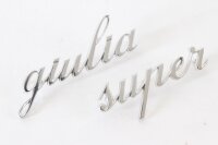 Modellzeichen Schriftzug giulia super NOS-Orig. Giulia...