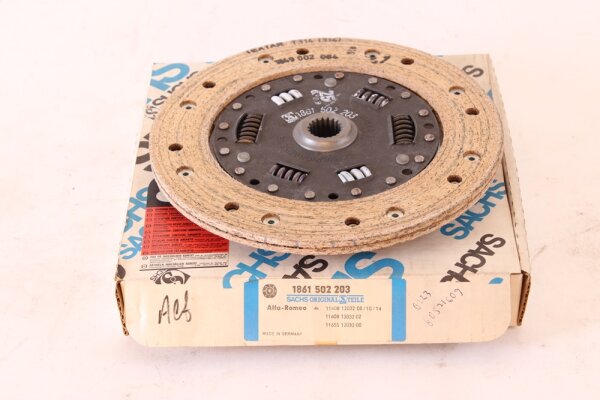 Kupplungsscheibe 215 mm 19 Z Alfa 75/90/Alfetta/GT/V/Giulietta 1.8-2.0 NOS-Original