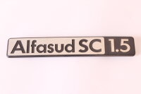 Modellzeichen Schriftzug Alfasud SC 1.5 Alfasud 1.5 NOS...