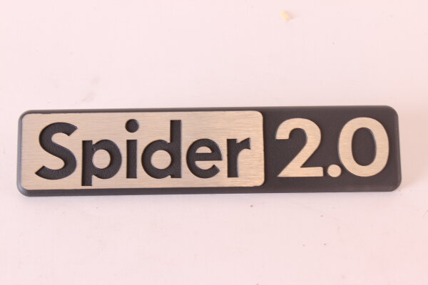 Modellzeichen Schriftzug Spider 2.0 Spider Bj. 1983-1989 NEU Original