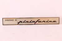 Modellzeichen Schriftzug DISEGNO DI pininfarina Alfa 33...