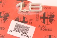 Modellzeichen Schriftzug 1.8 Alfa 145/6+155+33+75 NEU...